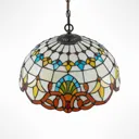 Lindby Audrey Tiffany-style hanging lamp