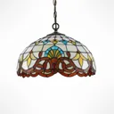 Lindby Audrey Tiffany-style hanging lamp