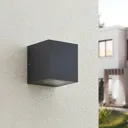 Arcchio Tassnim LED wall light graphite 2-bulb
