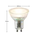 Reflector LED bulb GU10 4.9 W 3,000 K 36° glass