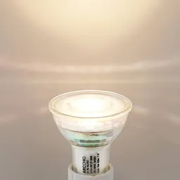 Reflector LED bulb GU10 4.9 W 3,000 K 36° glass