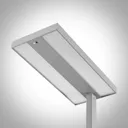 Arcchio Nelvana LED sensor floor lamp, silver