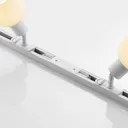 Lindby Jeanit single-circuit LED track, white