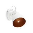 Lindby Adirta metal wall light in white