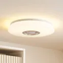 Lindby Elpida LED ceiling lamp with speaker