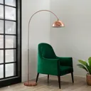 Lindby Lennart floor lamp, copper