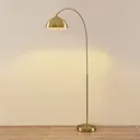 Lindby Lennart floor lamp, matt brass