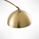 Lindby Lennart floor lamp, antique brass
