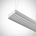 Susi LED office hanging light DALI dimmable silver