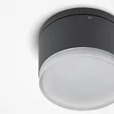 Lindby Mathea LED outdoor ceiling light, cylinder