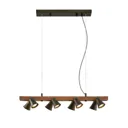 Lindby Grandesa hanging light with 8 spots