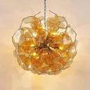 Lindby Moscalina hanging light, amber