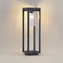 Lindby Estami pillar light, 50 cm, dark grey