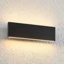 Lindby Ignazia LED wall light, 28 cm, black