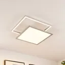 Lucande Senan LED ceiling lamp, squares, CCT