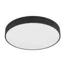 Arcchio Noabelle LED ceiling lamp, black, 80 cm