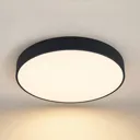 Arcchio Noabelle LED ceiling lamp, black, 80 cm