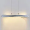 Lindby Beazina LED hanging light, silver