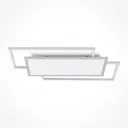 Lucande Ciaran LED ceiling lamp, rectangles, CCT