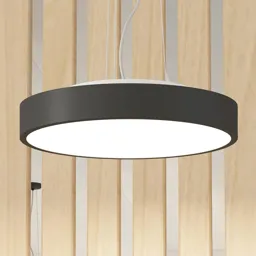 Arcchio Vanida LED pendant lamp, black, 40 cm