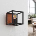 Lindby Miravi wall light with a wooden element