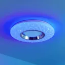 Lindby Illaria LED ceiling light, RGBW, CCT, 39 cm