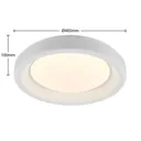 Lindby Inarum LED ceiling light, RGB, CCT dimmable