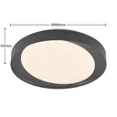 Lindby Alyano LED ceiling light, RGB, CCT dimmable