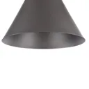 Bicones hanging light in black, Ø 14 cm