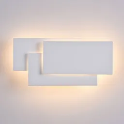 Trame LED wall light, rectangular
