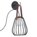 Indiana - cage wall light, black