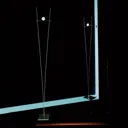 Delicate designer floor lamp Ilios, black