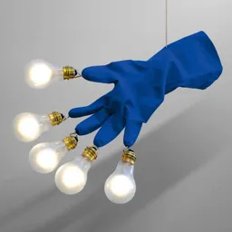 Ingo Maurer Luzy Take Five LED hanging light