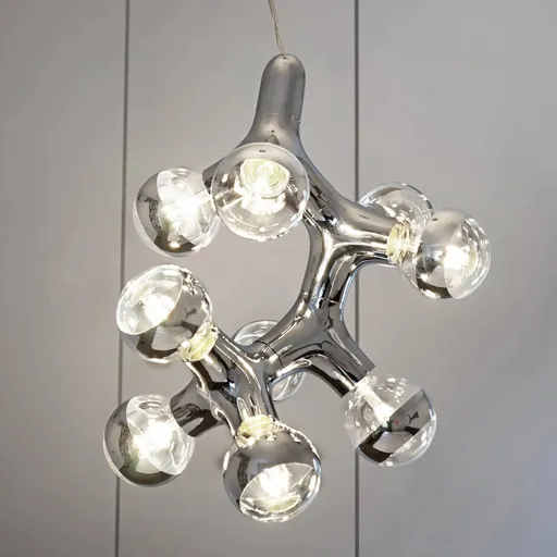 next DNA Quattro - hanging light, nine-bulb, white