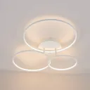 Lindby Rayk LED ceiling light, matt white