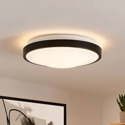 Lindby Villum LED ceiling light, 29,5 cm