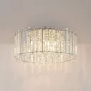 Lucande Limana crystal ceiling light, 50 cm