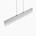 Lucande Bayano LED hanging light with crystals