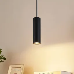 Lindby Cees pendant light, single-circuit, black