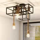 Lucande Andrik ceiling light, 3-bulb