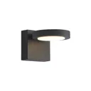 Lucande Belna LED outdoor wall lamp, graphite grey
