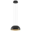 Lindby Juliven LED hanging light, black, 32 cm