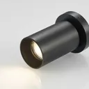 Arcchio Brinja spotlight, round, 1-bulb, black