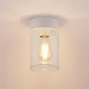Arcchio Liljana outdoor ceiling light, IP65, white