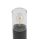 Arcchio Liljana pillar light, black, IP65, E27