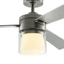 Lindby Amelis LED ceiling fan, CCT, 3 blades
