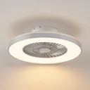 Starluna Orligo LED ceiling fan, silver