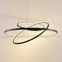 Lucande Filippa LED pendant light with 3 rings