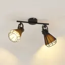 Lindby Yusei spotlight, two-bulb