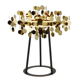 Lucande Glimmo LED table lamp black/brass